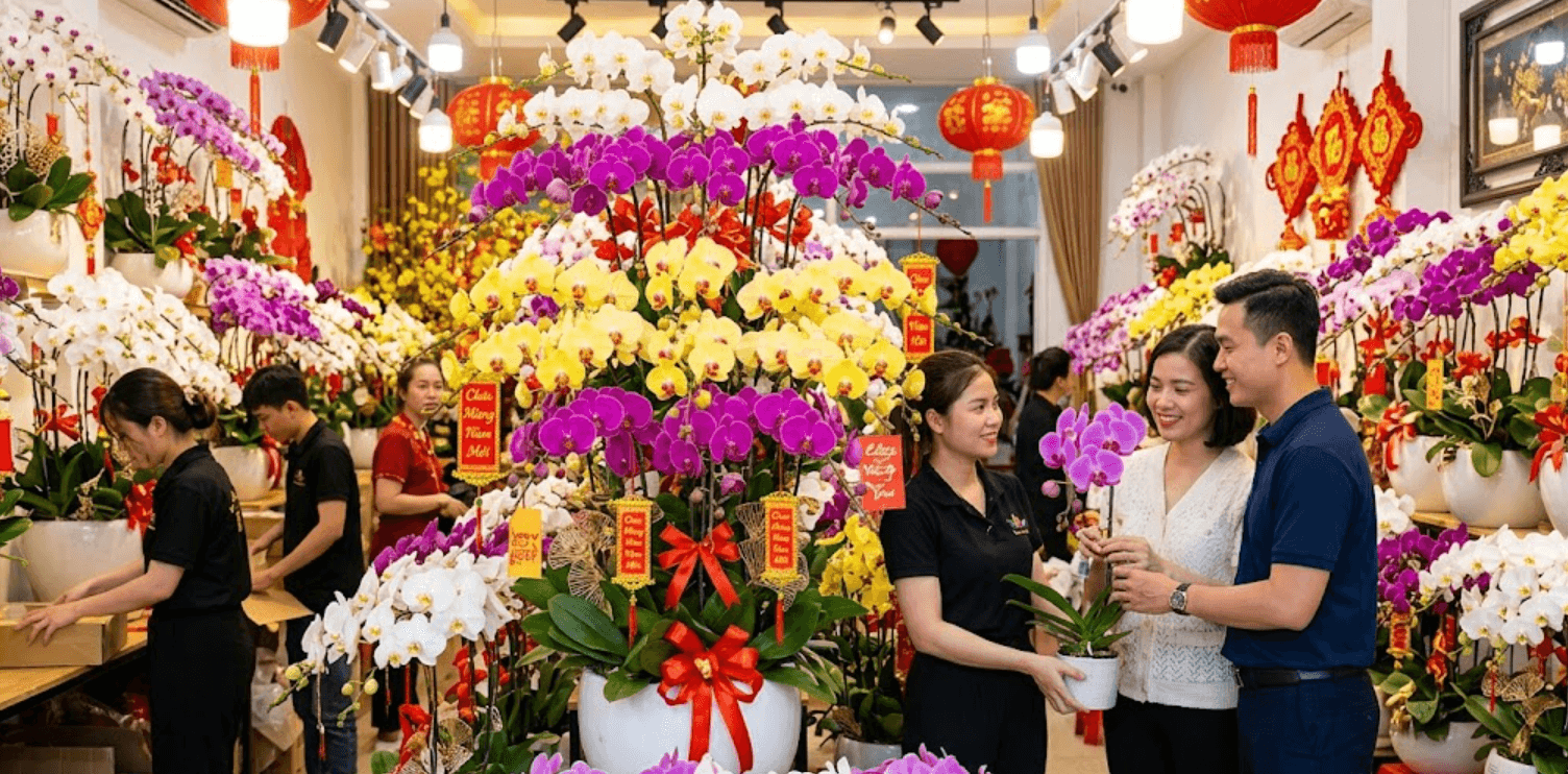 Lan Hồ Điệp Chưng Tết